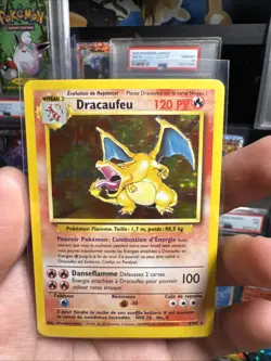 Charizard Dracaufeu Pokemon 1999 Base Set 4/102 French Holo Rare LP - Image 1