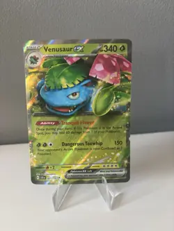 Pokemon TCG Venusaur ex 001/142 Sv07: Stellar Crown Holo - Image 1