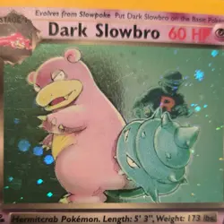 Pokemon TCG Dark Slowbro 1st Edition 12/82 Holo-Rare (HP) - Image 2
