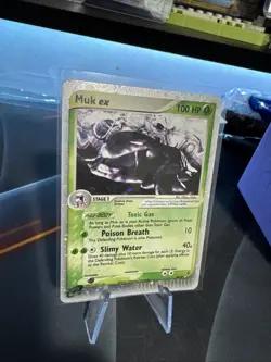 Pokemon TCG Muk EX Dragon Holo Card 96/97 EX Dragon Rare - Image 1