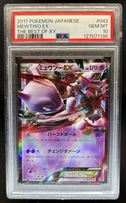 2017 Pokemon The Best of XY Mewtwo EX #042/171 PSA 10 GEM MINT - Image 1