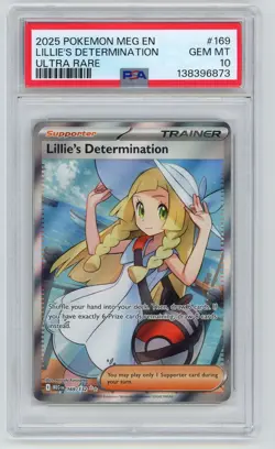 2025 Mega Evolution Series - Mega Evolution Lillie's Determination PSA 10 Ultra - Image 1