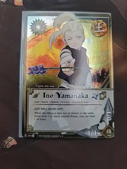 Naruto CCG Ino Yamanaka 1st Edition Foil Card 553 Near Mint - Image 1
