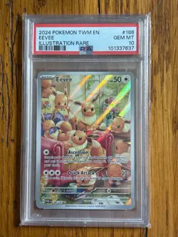 Pokemon Eevee 188/167 PSA 10 - Image 1