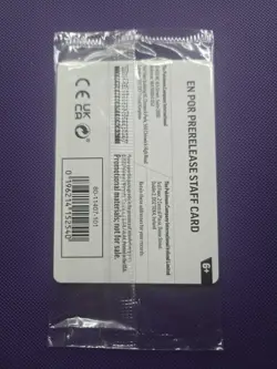 Pokemon Perfect Order STAFF Promo Pack Sealed - Image 3