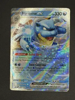 Pokemon Stellar Crown - Blastoise ex Double Rare 030/142 - Image 1