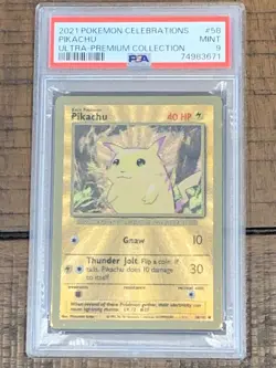 Pokemon PSA 9 Charizard & PSA 9 Pikachu Celebrations Gold Metal UPC ✨SEQUENTIAL✨ - Image 3