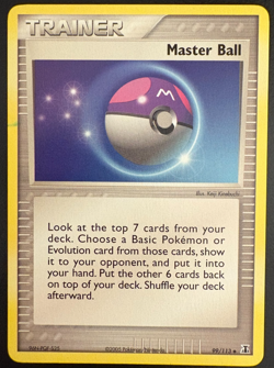Pokemon TCG Master Ball EX Delta Species 99/113 Regular LP - Image 1