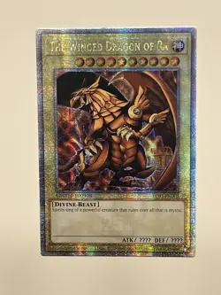 The Winged Dragon Of Ra LC01-EN003 Quarter Century Secret Rare NM Yugioh - Image 1