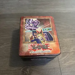 Yu-Gi-Oh! Vintage Empty Dark Magician Yugi Metal Tin 2002 Original - Image 1