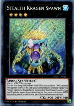 Stealth Kragen Spawn - BROL-EN031 - NM - Secret Rare - 1st ed - Yugioh - Image 1