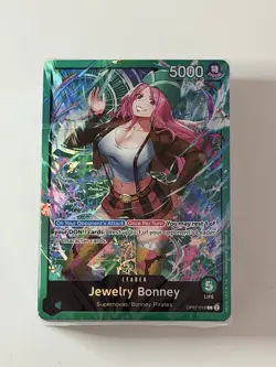 Starter Deck 24: GREEN Jewelry Bonney - ST-24 One Piece TCG OP-11 Sealed Deck - Image 1