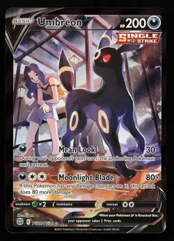 Umbreon V TG22/TG30 Ultra Rare Brilliant Stars Pokemon Card - Image 1