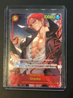 One Piece Shanks OP01-120 English Alt. Art SEC NM - Image 1