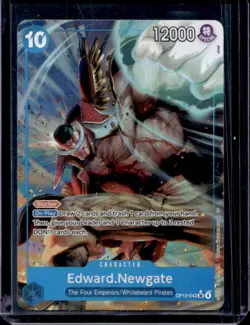 2025 One Piece Carrying On His Will Edward Newgate Super Rare #OP13-042 - Image 1