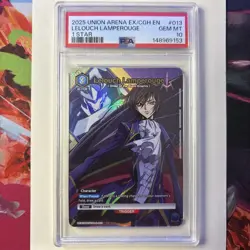 Union Arena TCG Lelouch Lamperouge Alt Art Holo PSA 10 Gem Mint CCG Code Geass - Image 1