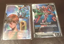2025 Gen Con Promo Hiro Yui Resource Gundam TCG One Card + Foil Rare - Image 1