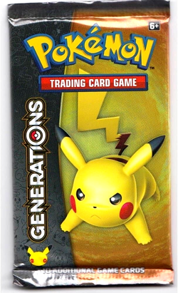Pokemon Sealed Booster Pack (10 Cards) - Generations Original Good Investment - Image 1