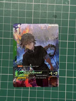 GUNDAM TCG CARD GAME DUO MAXWELL - GD01-090 R+ HOLO FOIL ENGLISH NEWTYPE RISING - Image 1