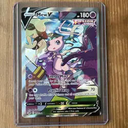 Pokemon TCG Mew v Fusion Strike Holo Full Art Ultra Rare Card 251/264 Alt Art - Image 1