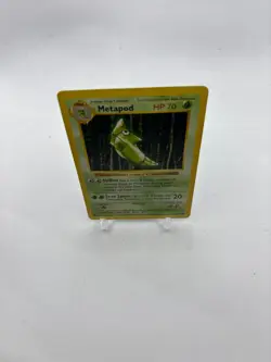 Pokemon Card - Metapod - 54/102 - MP - Base Set Shadowless - Image 2