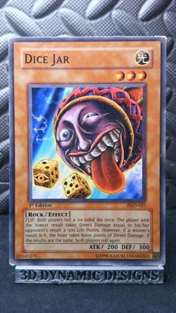 | Yugioh Dice Jar PGD-027 1st Edition Common Pharaonic Guardian LP 🔥 | - Image 1