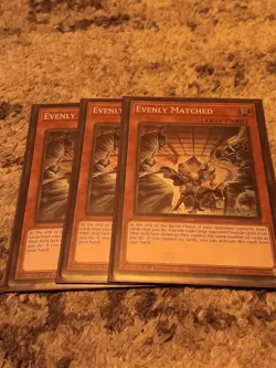 3X Evenly Matched SDBT-EN038 Structure Deck: Beware of Traptrix 1st Edition - Image 1