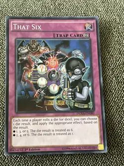 1x (M/NM) That Six - DUEA-EN080 - Common - Unlimited Edition YuGiOh - Image 1