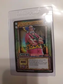 Bandai One Piece CCG Card Crocus The Twin Cape Lighthouse Keeper Holo Grand Line - Image 1