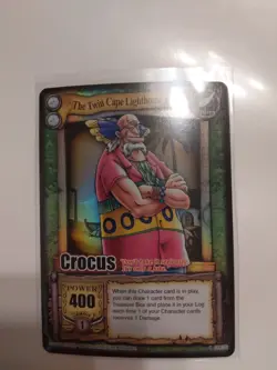 Bandai One Piece CCG Card Crocus The Twin Cape Lighthouse Keeper Holo Grand Line - Image 2