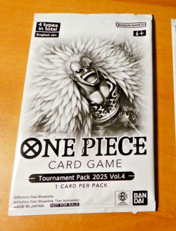 ONE PIECE CARD ENGLISH RARE TOURNAMENT PACK VOL.4 X1 BOOSTER SEALED MINT 2025 - Image 1