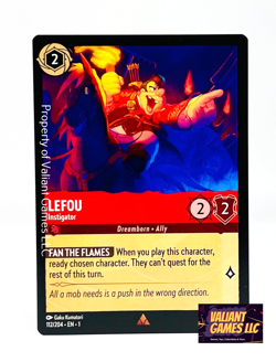 Disney Lorcana TCG Lefou Insitigator 112/204 Rare Non Foil - Image 1
