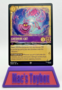 Cheshire Cat Inexplicable 60/204 Whispers in the Well Disney Lorcana - Image 1