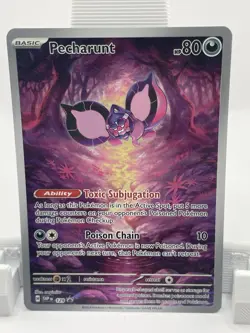 Pokemon Pecharunt Promo 129 SVP Scarlet & Violet Holo Basic 80 HP Card 2024 - Image 1