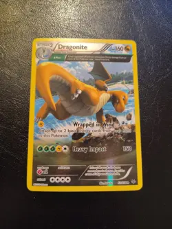 Pokemon TCG Dragonite Roaring Skies Reverse Holo Rare Card 52/108 - Image 1