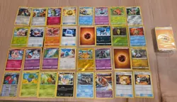 Vintage Pokemon Card Lot WOTC Used Pikachu Squirtle Charmamder Estate Sale - Image 1