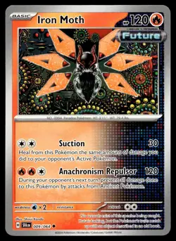Iron Moth 9/64 Pokemon Card Shrouded Fable Uncommon 120 HP Near Mint ET - Image 1