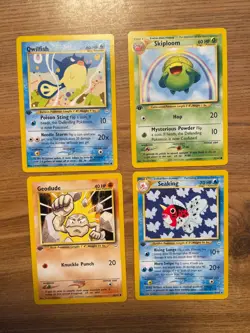 Pokemon Neo Revelation 1ST EDITION 4 cards - 44/64, 37/64, 52/64, 49/64 - Image 1