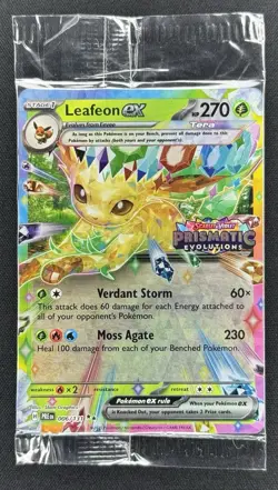 Pokemon TCG Leafeon EX 006/131 STAMPED PROMO Card Prismatic Evolutions SEALED 6 - Image 1