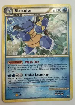 Blastoise 013/095 - 2010 Cracked Ice Holo Pokemon Card - Miscellaneous Promos NM - Image 2