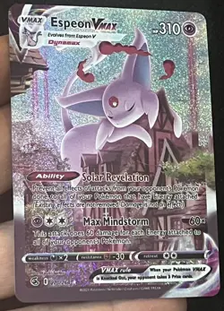 Espeon alt art Custom Card TCG Holo Holographic Fan Art Nm - Image 1
