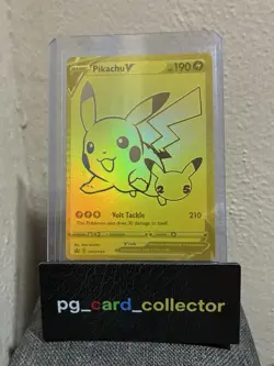 Pikachu V SWSH145 Star Promo Celebrations Pokemon TCG Rare Holo Card - Image 1