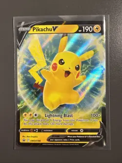 Pikachu V SWSH198 SWSH: Sword & Shield Promo Cards Holo - Image 1
