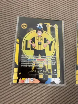 One Piece X BVB Promo Karte Monkey D. Luffy Card ST13-003 - Image 1