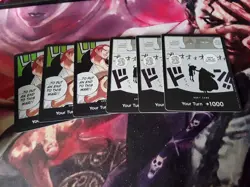 6x One Piece Card Game TCG DON!! Card (3XDON!! (OP02) + 3X DON!! (V.5)) - Image 1