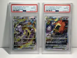 PSA 10 Charizard 212/172 Mewtwo 221/172 VSTAR sequential Pokemon Card Japanese - Image 1