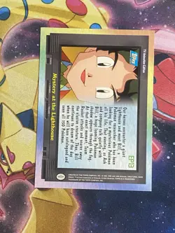 EP13 Mystery at the Lighthouse Non Holo Topps Pokemon Card LP - Image 2