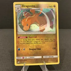 Dragonite 119/181 Sun & Moon Team Up Cosmo Holo Promo Pokemon TCG Card - Image 1