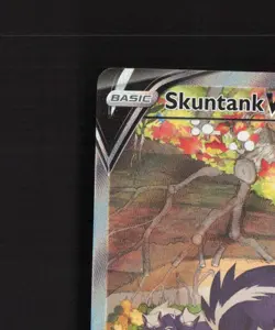 Skuntank V 181/195 Silver Tempest Full Art Ultra Rare Holo Pokemon Card NM - Image 3