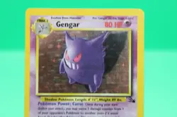 Pokemon Gengar 5/62 Fossil Holo Rare 1999 Wizards of the Coast Card MP - Image 2